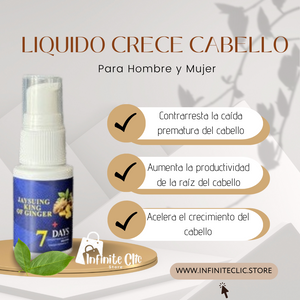 Liquid Crece Cabello para Hombre y Mujer