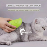 CEPILLO DE VAPOR PARA GATOS Y PERROS - (Elimina el Mal Olor